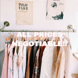 all prices are negotiable!